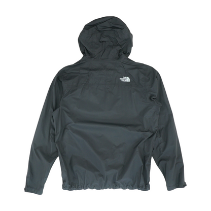 Black Solid Rain Jacket