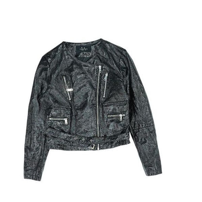 Black Faux Leather Jacket