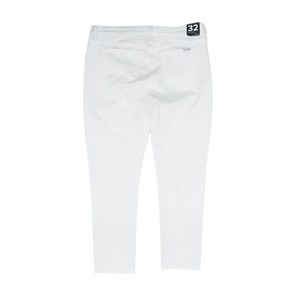 White Ankle Skinny Leg Jeans