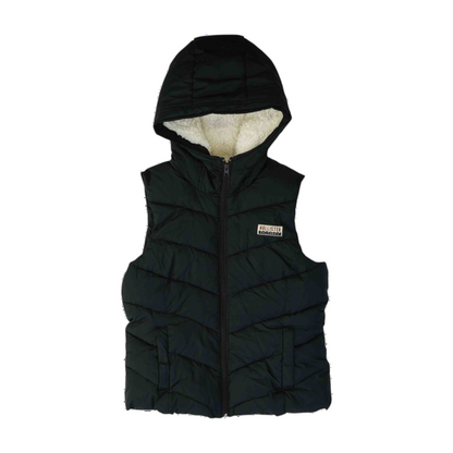 Black Solid Vest