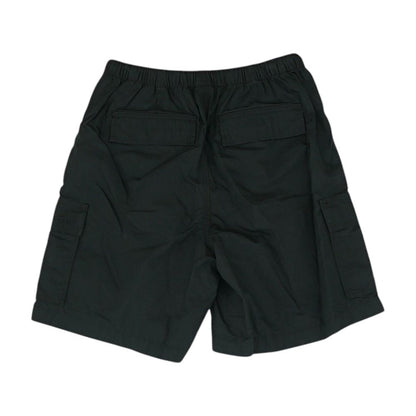 Black Solid Shorts