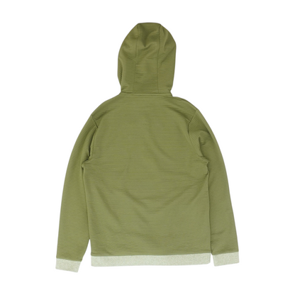 Green Solid 1/4 Zip Pullover