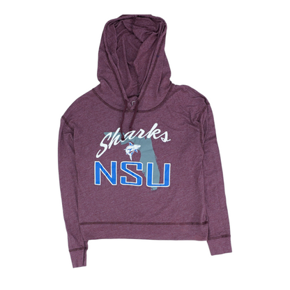 Maroon NSU Sharks T-Shirt