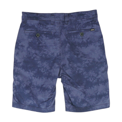 Navy Tie-Dye Chino Shorts
