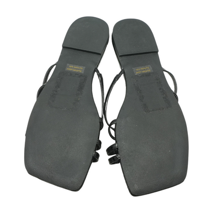 Black Flat Sandals