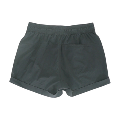 Black Solid Active Shorts