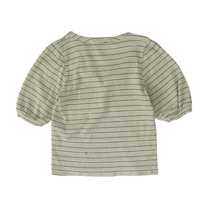 White Striped Blouse