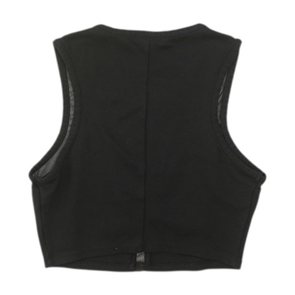 Black Cropped Blouse