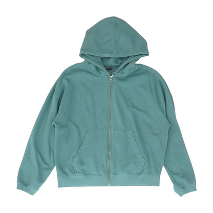 Green Solid Active Jacket