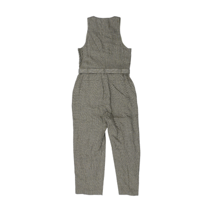 Brown Houndstooth Jumpsuit