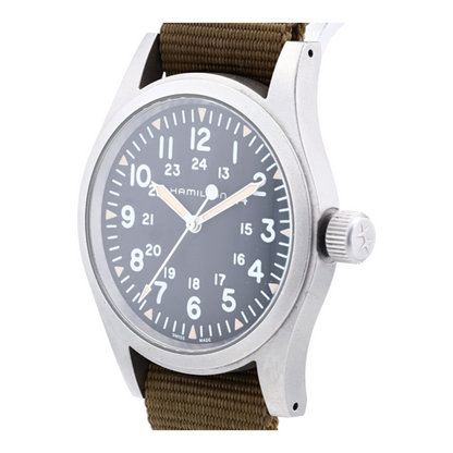 Khaki Field Stainless Steel Watch