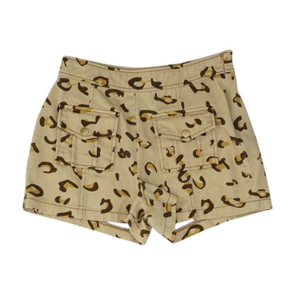 Khaki Denim Shorts