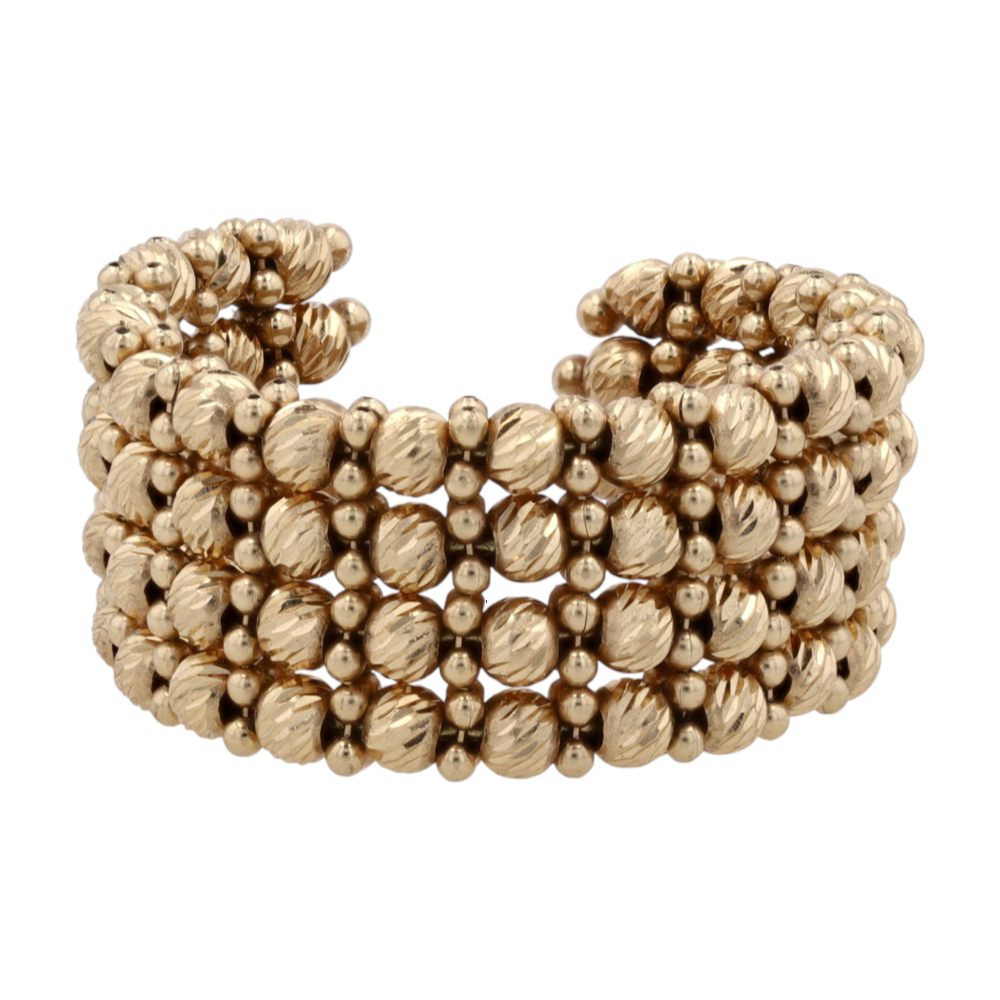 18K Yellow Gold Fashion Ring