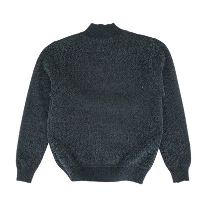 Gray Solid 1/4 Zip Pullover