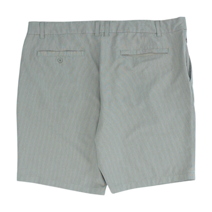 Khaki Striped Chino Shorts