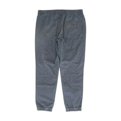 Navy Striped Regular Pants
