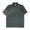 Black Print Short Sleeve Polo