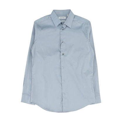 Gray Long Sleeve Button Down