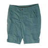 Green Solid Chino / Khaki Shorts