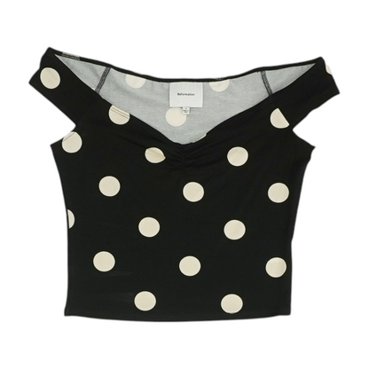 Black Polka Dot Blouse