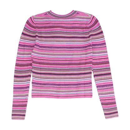 Pink Striped Blouse