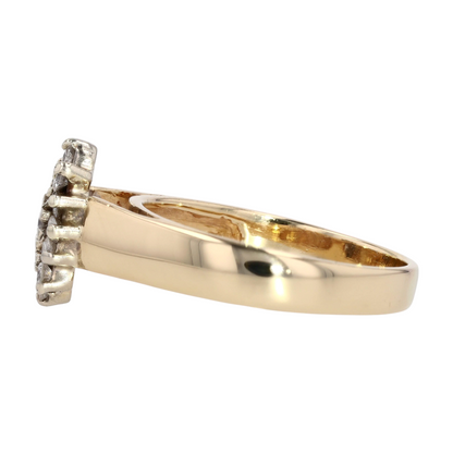 1/6 ctw 14K Yellow Gold Diamond Fashion Ring