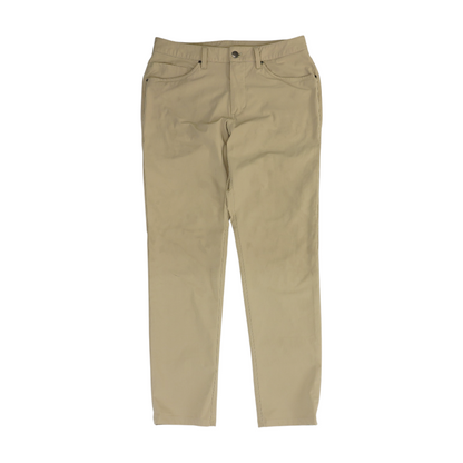 Beige Regular Pants