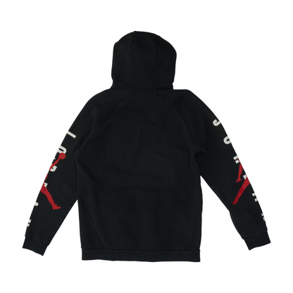 Black Solid Hoodie Pullover
