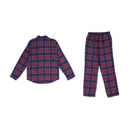 Red Plaid Pajama Set