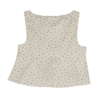 White Floral Blouse
