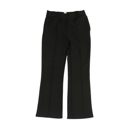 Black Solid Dress Pants