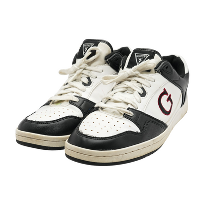 White Low-Top Athletic Shoes