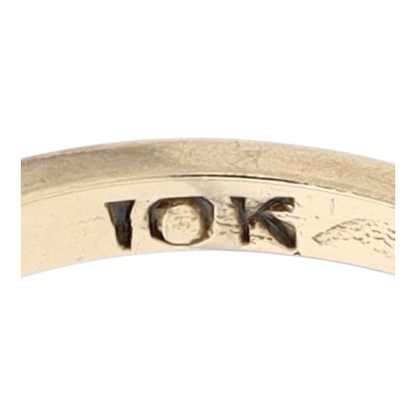 10K Yellow Gold Shell Fashion Ring