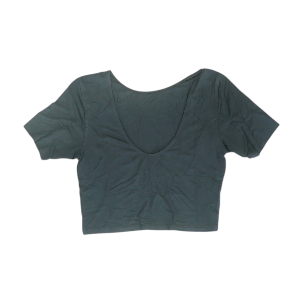 Black Cropped Blouse