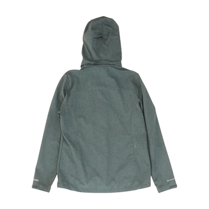 Gray Solid Rain Jacket