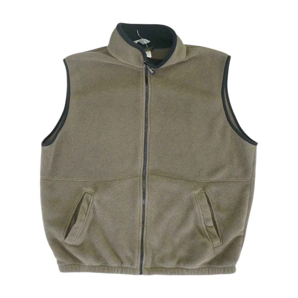 Brown Tall Solid Vest