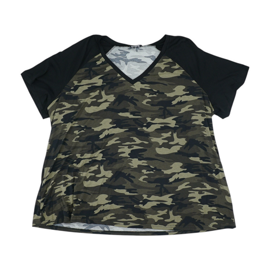 Olive Plus Camo Blouse