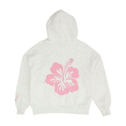 Gray Solid Hoodie Pullover