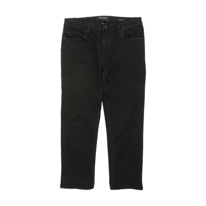 Black Straight Jeans