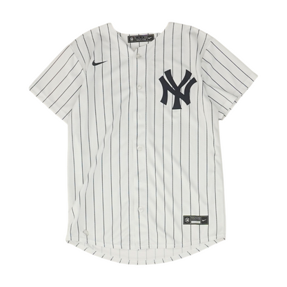 Boys' White New York Yankees Short Sleeve Jersey