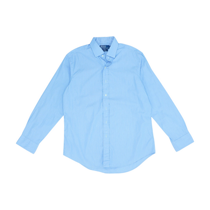 Blue Striped Long Sleeve Button Down