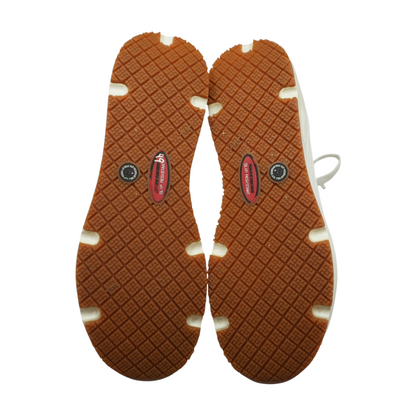 White Low-Top Athletic Shoes