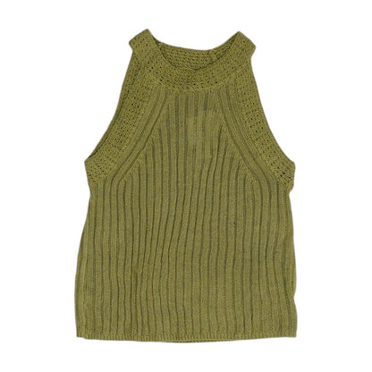 Green Knit Top