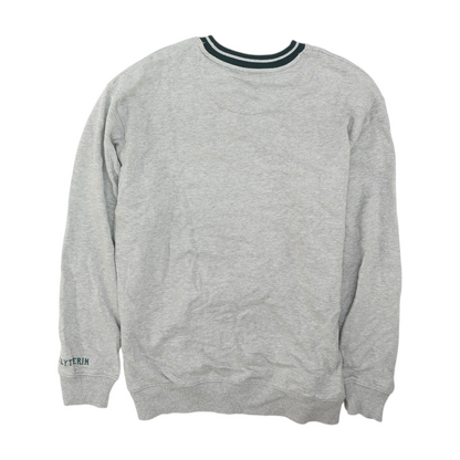 Gray Solid Sweatshirt Pullover
