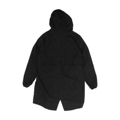 Black Solid Rain Jacket