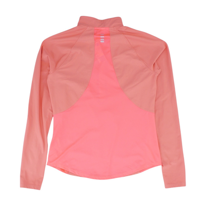 Pink Solid 1/4 Zip Pullover