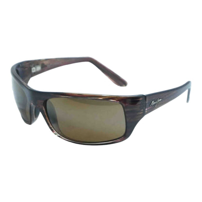Brown Peahi Square Sunglasses