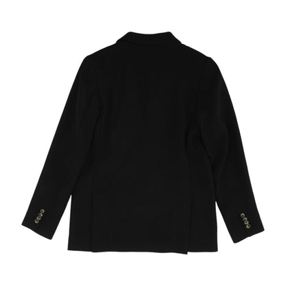 Black Solid Blazer