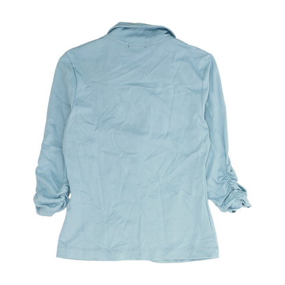 Blue Solid Blazer