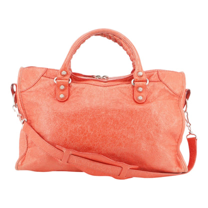 Rose Azalee Giant 12 Leather City Bag